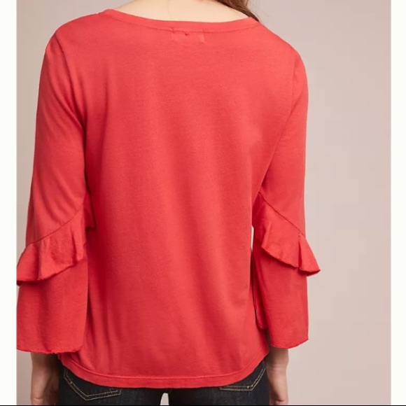 NWT Chelsea Ruffled Tee S - Picture 3 of 8